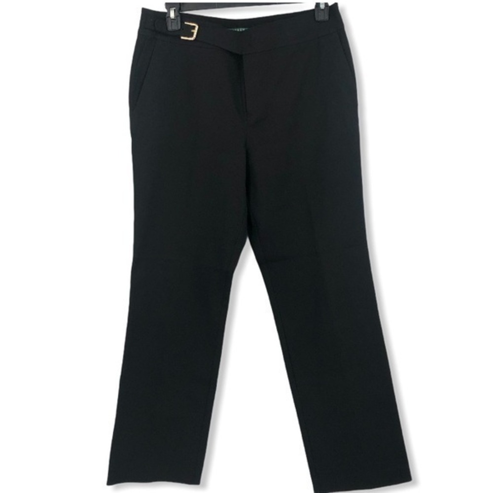 LAUREN RALPH LAUREN Size 14 Black Dress Pants EUC